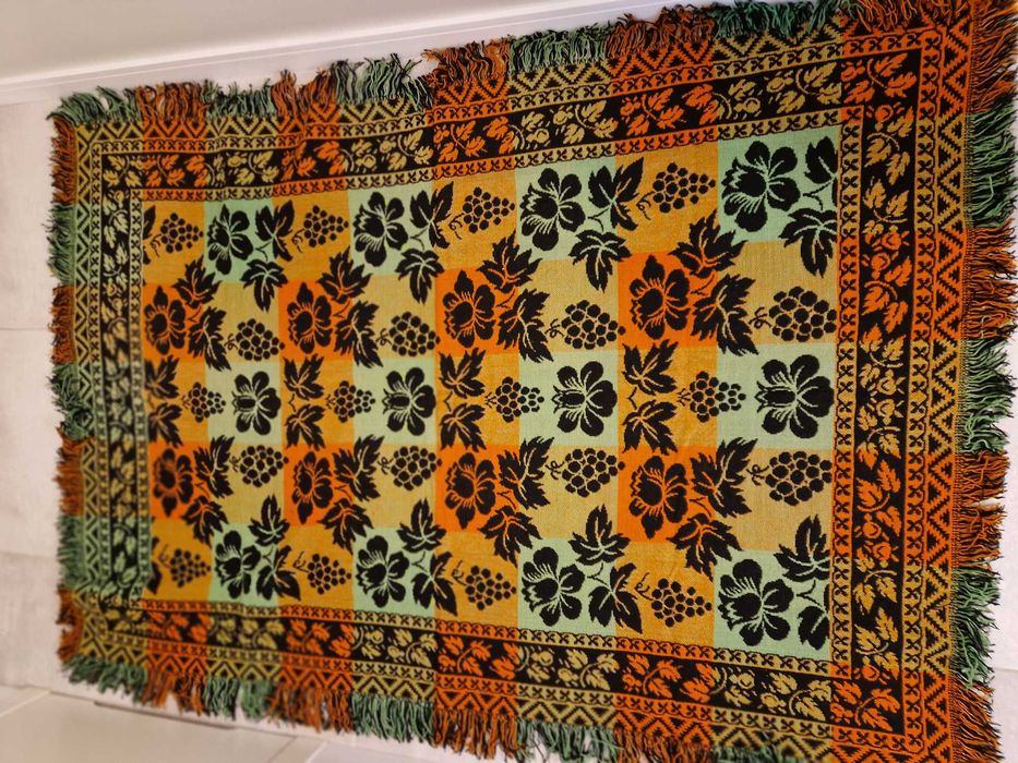 Narzuta kolorowa PRL