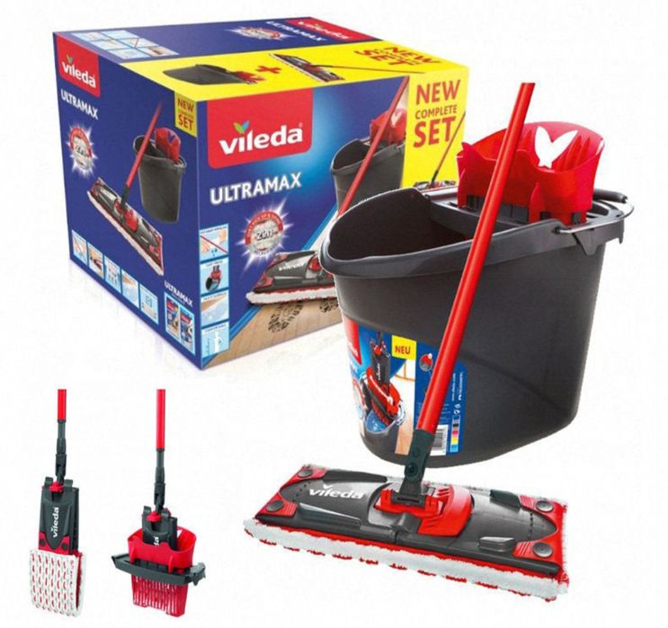 Акція! Vileda Ultramax Box швабра + відро з віджимом Топ ціна!