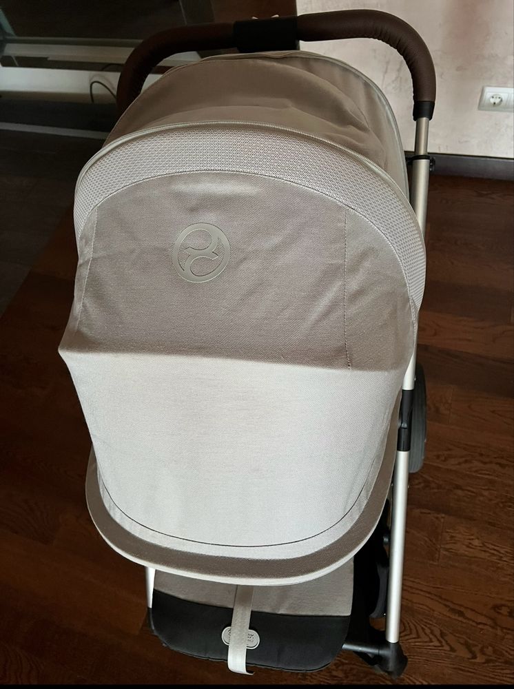Коляска Cybex Balios S Lux Silver 2 в 1 Stone Grey.