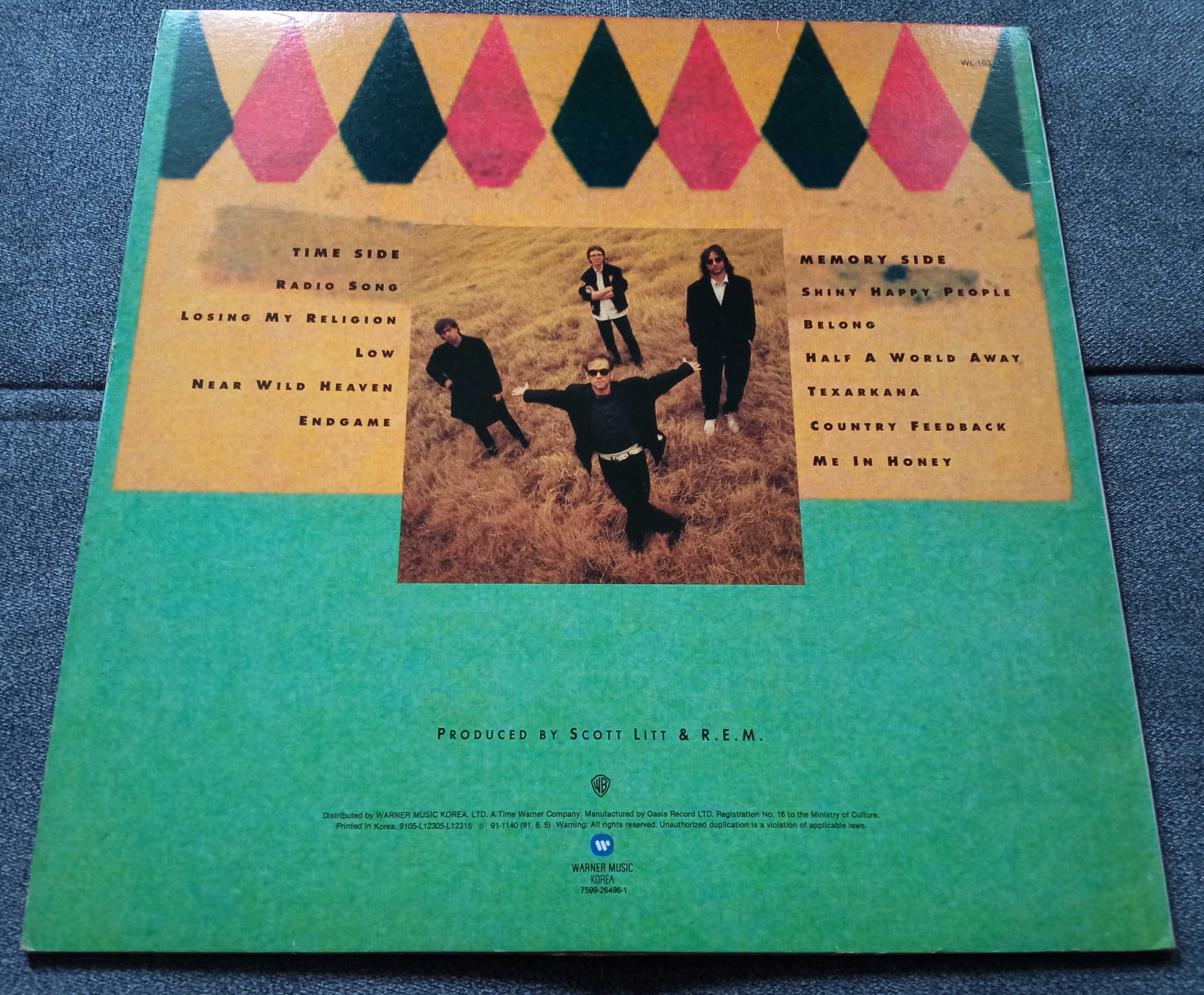 R.E.M. Out Of Time 1press 1991r. Korea UNIKAT!