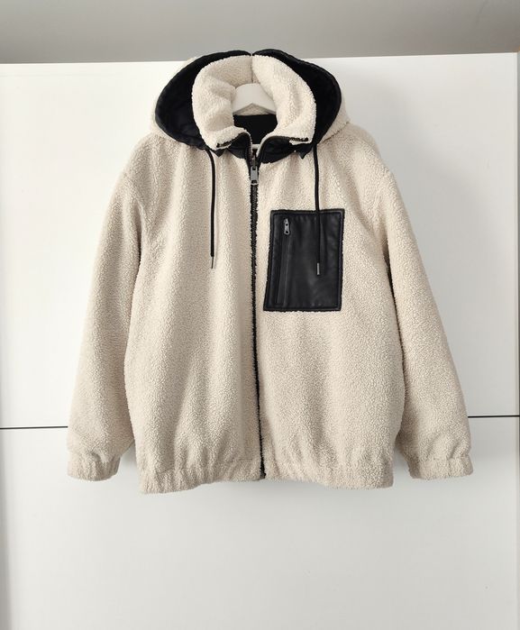 Kurtka Massimo dutti 36 S baranek bomber oversize