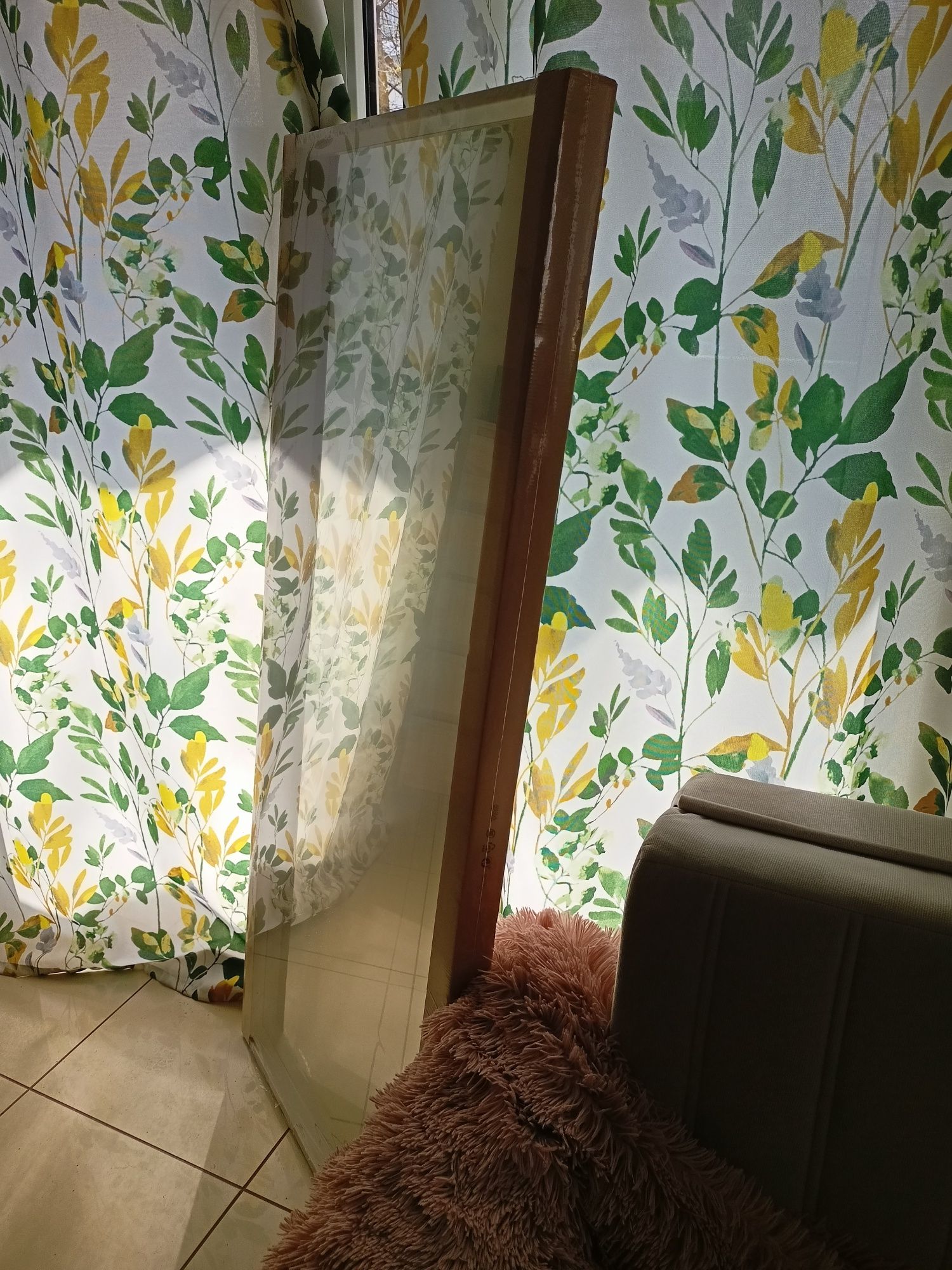 Nowe, białe duże lustro Ikea NISSEDAL