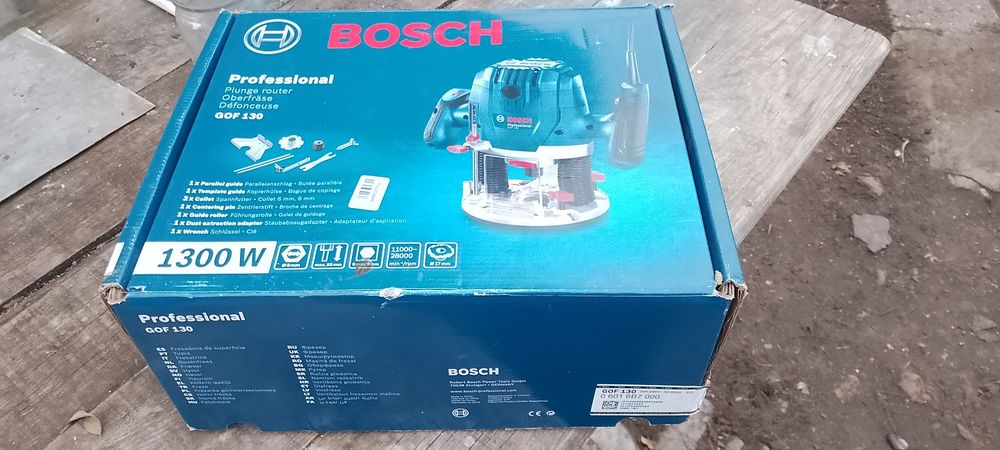 СРОЧНО!!! Фрезер Bosch GOF 130 Professional, новий, 1300 Вт