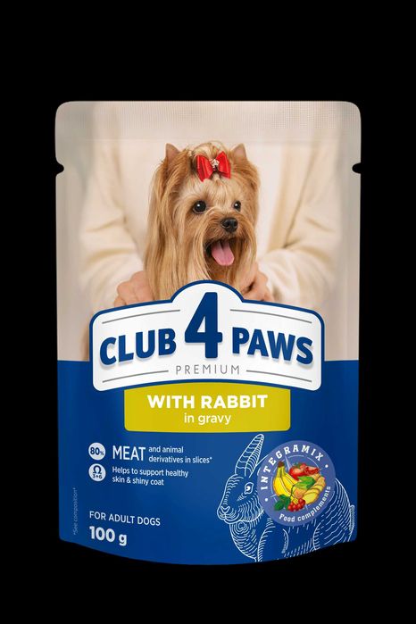 Корм Клуб 4 лапи в паучі для собак