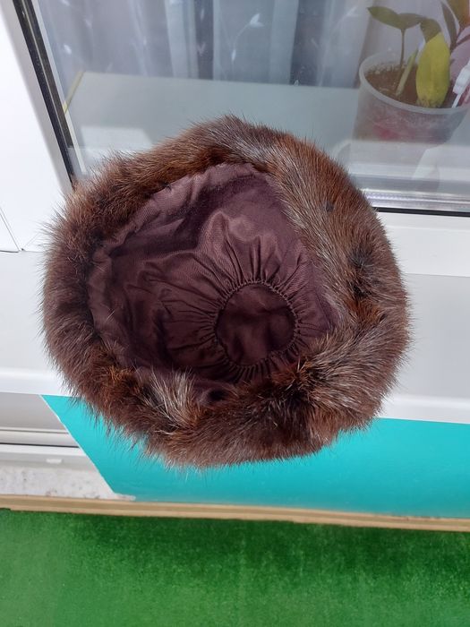 Норковая шапка женская/мужская