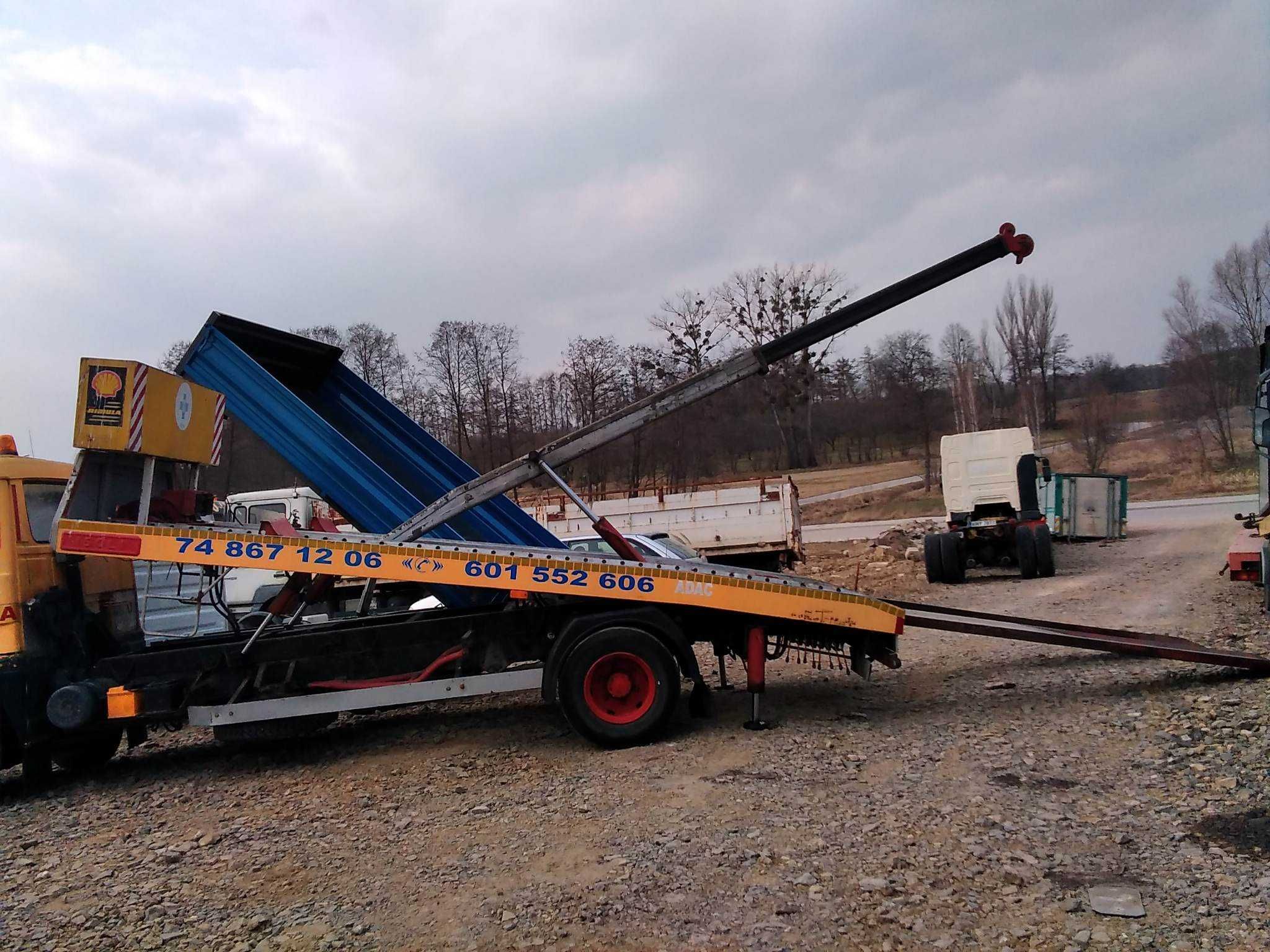 Zabudowa Płyta Hydrauliczna Wędka Dźwig Żuraw Pomoc Drogowa Laweta Hol