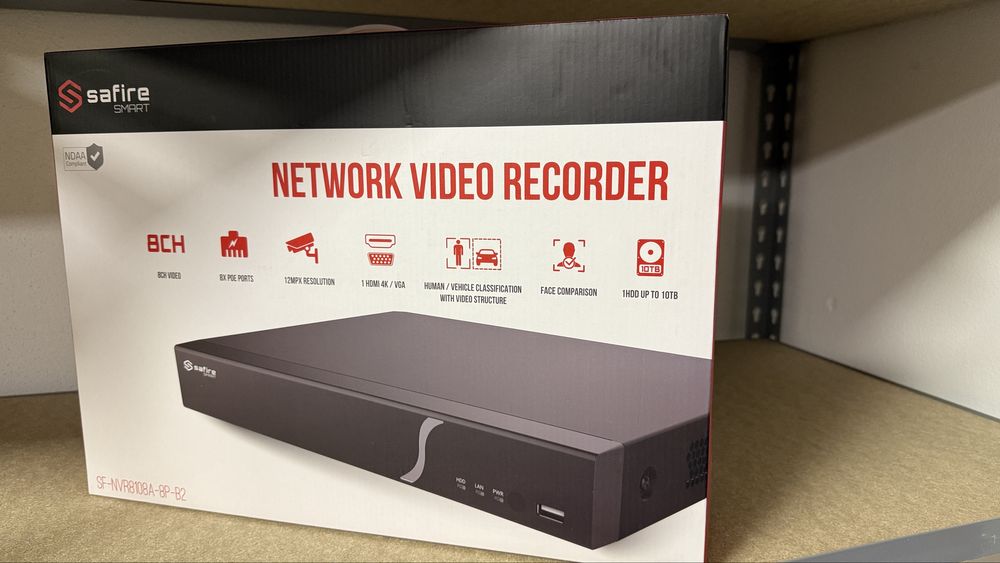 Gravador de CCTV 8canais Safire Smart