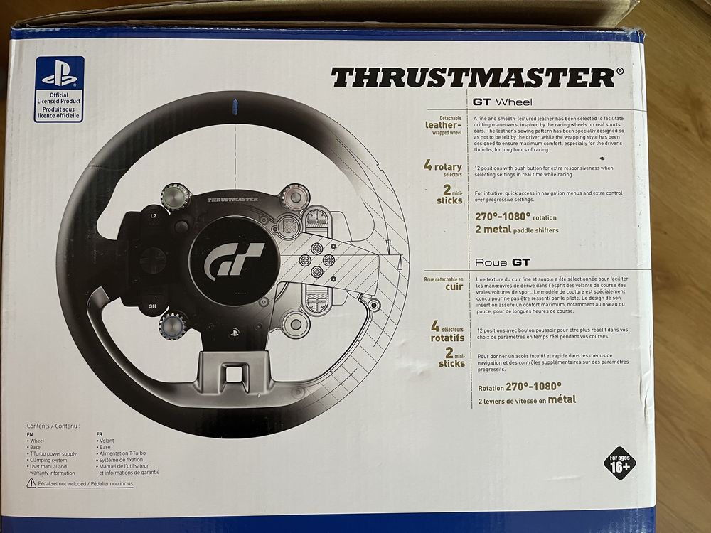 База+Кермо Thrustmaster T-GT II педалі T3PM