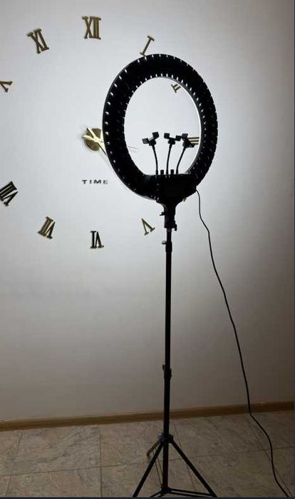 Кільцева LED лампа RL-21, 55см, 3 кріплення, пульт ОРИГІНАЛ