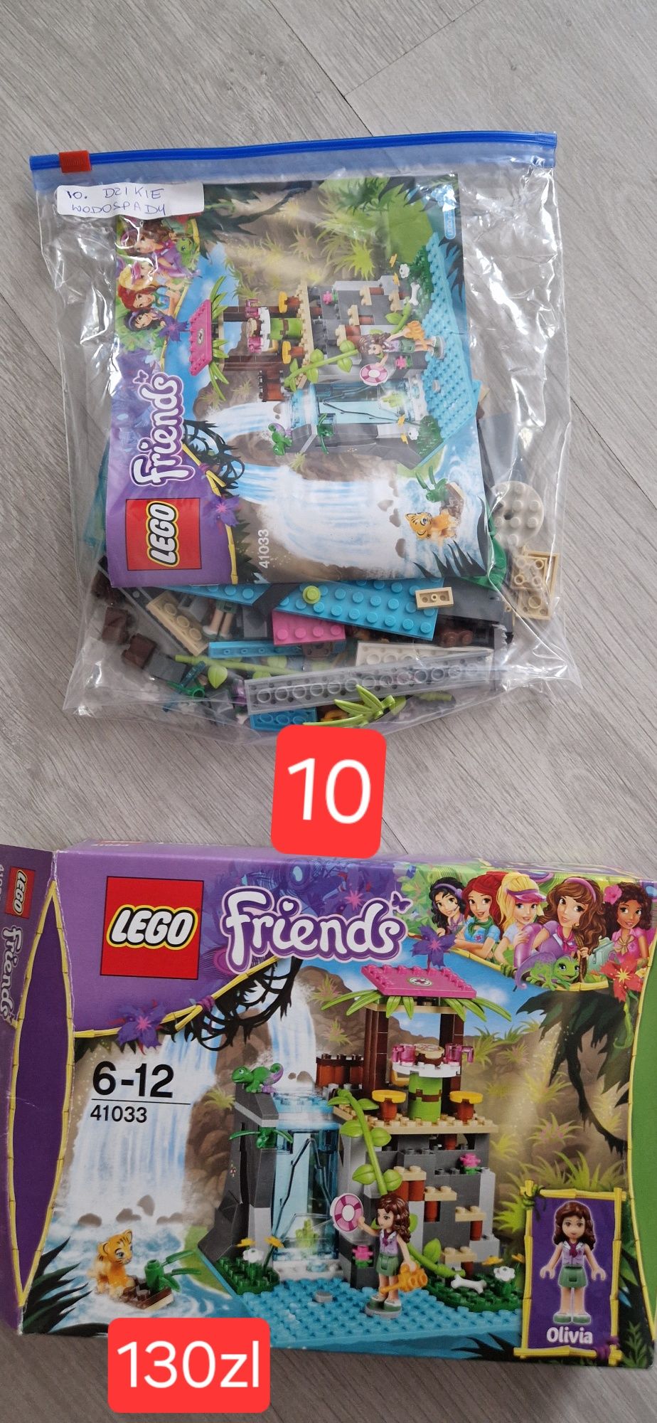Lego Friends zestaw nr 10 Dzikie wodospady