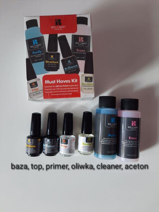 baza top primer oliwka cleaner aceton