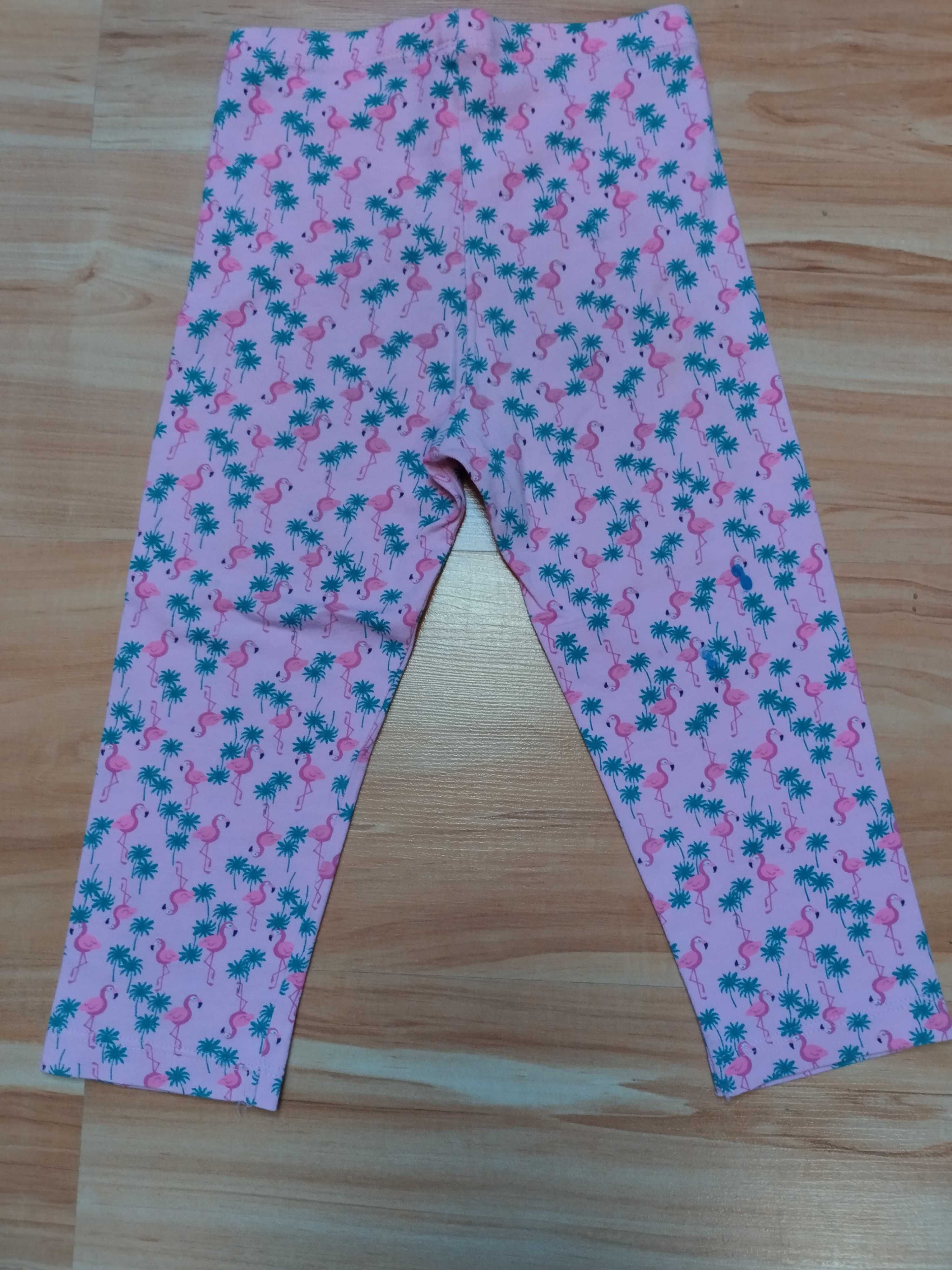 legginsy do kolana 122 C&A  flamingi getry leginsy