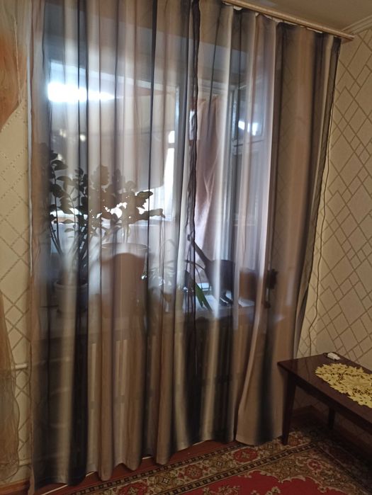 Тюлі омбре, градієнт з плавним переходом кольору 240*270(ширина) см