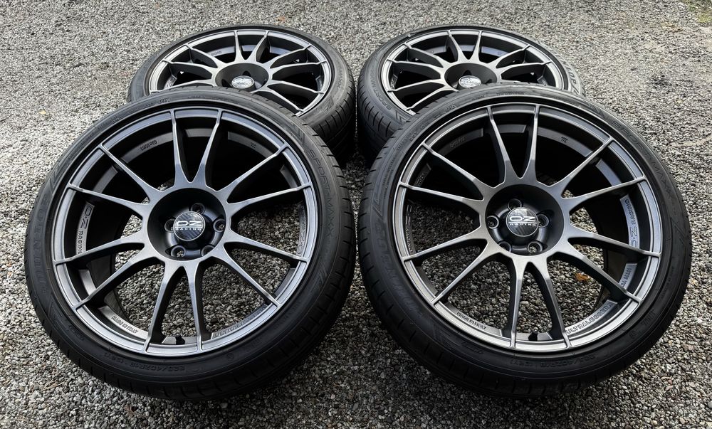 18” OZ ULTRALEGGERA 5x100 Subaru Audi Vw Golf Seat Toyota Itp