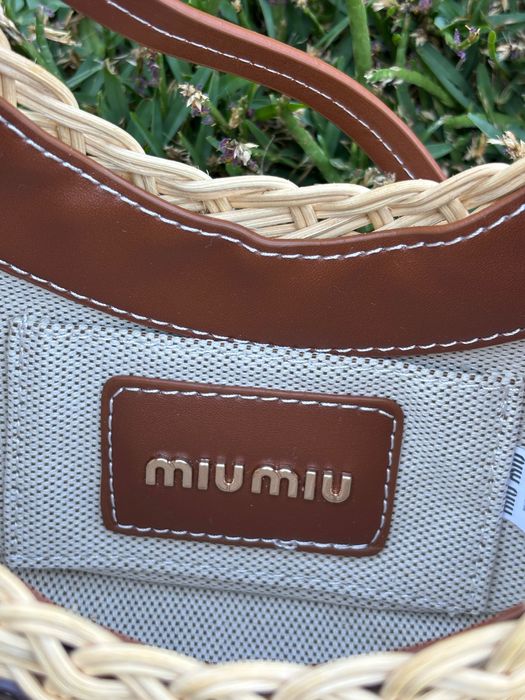 Bolsa em Verga Miu Miu