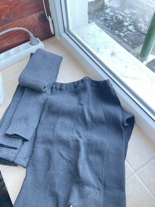 Колготы гамаши чёрные серые