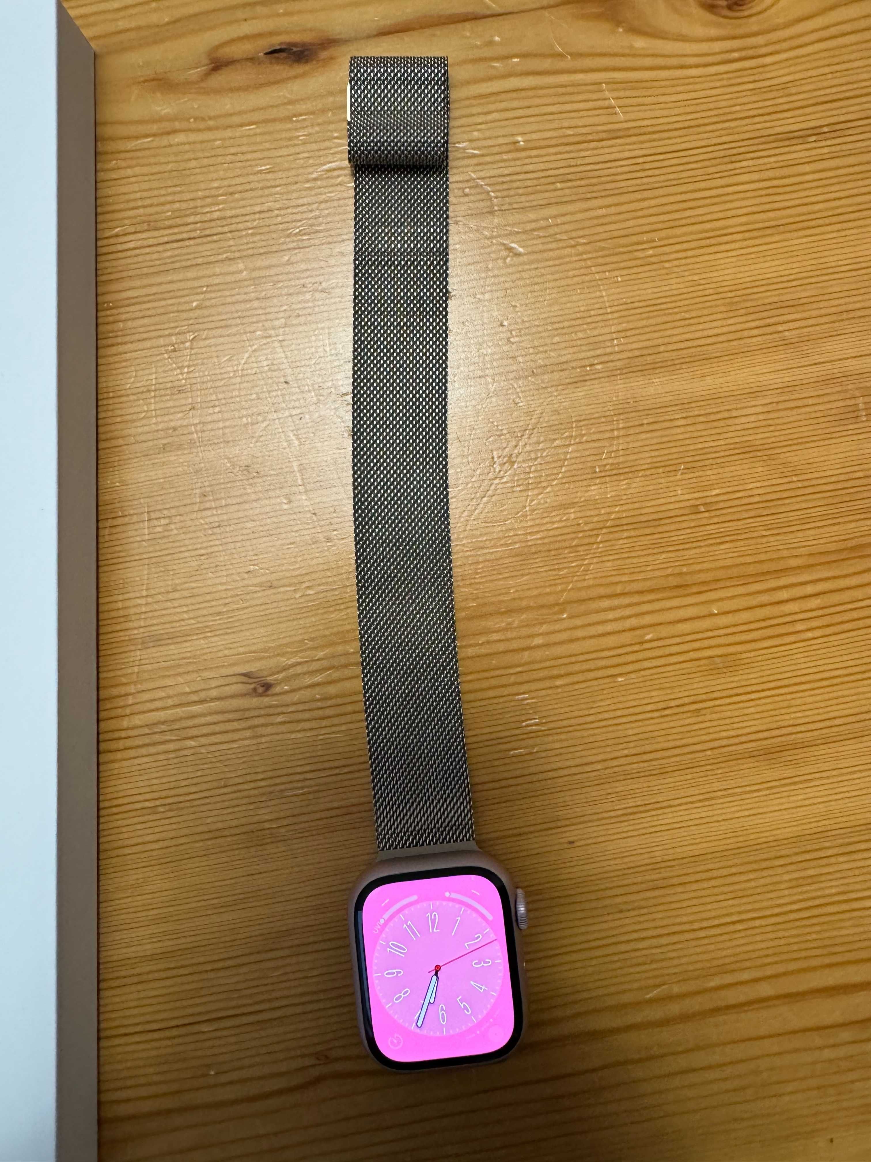 Apple Watch 9 41mm GPS Polska dystrybucja metalowa bransoletka