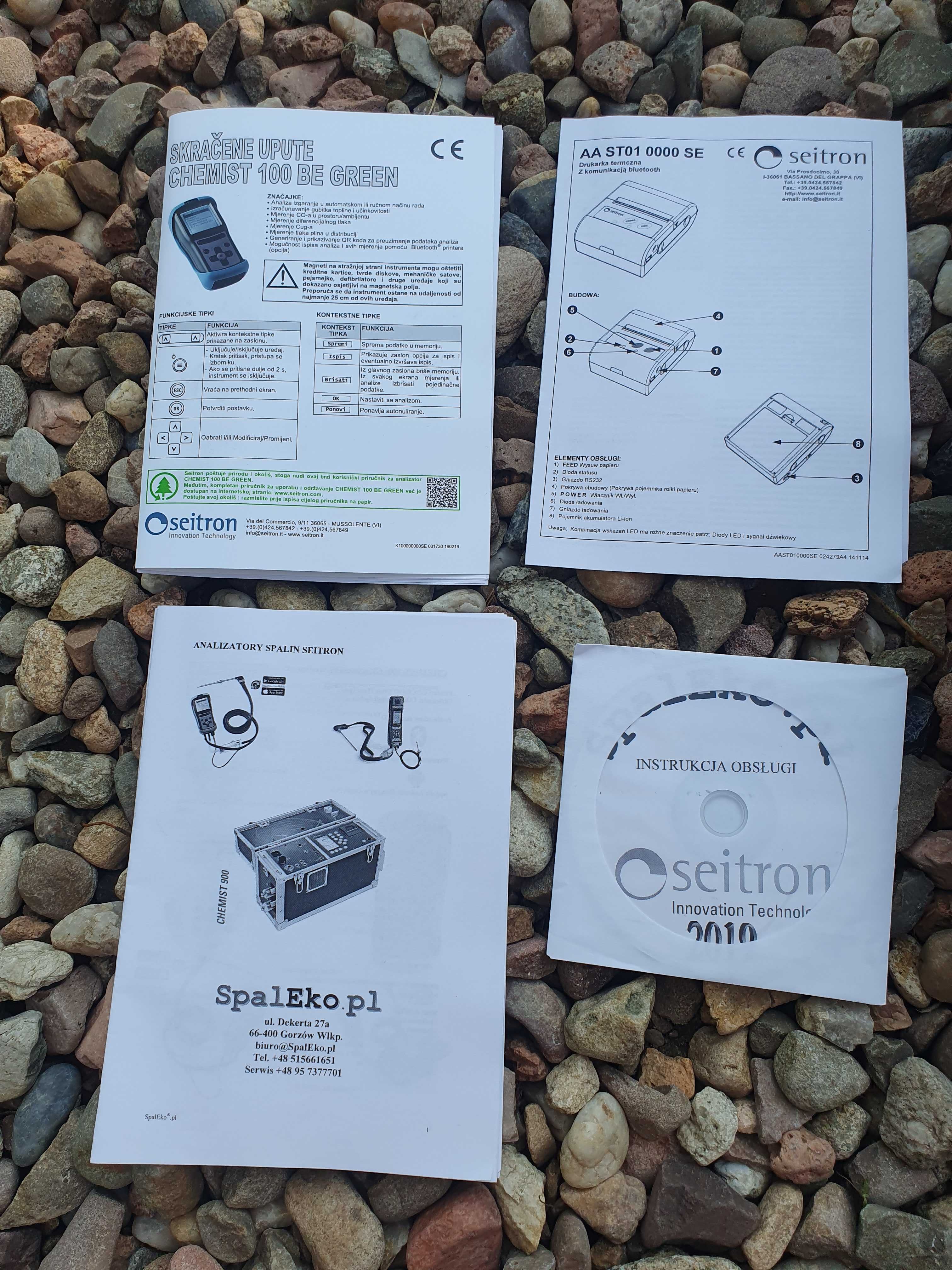 Analizator spalin SEITRON CHEMIST 101S BE GREEN SpalEko NOWY!