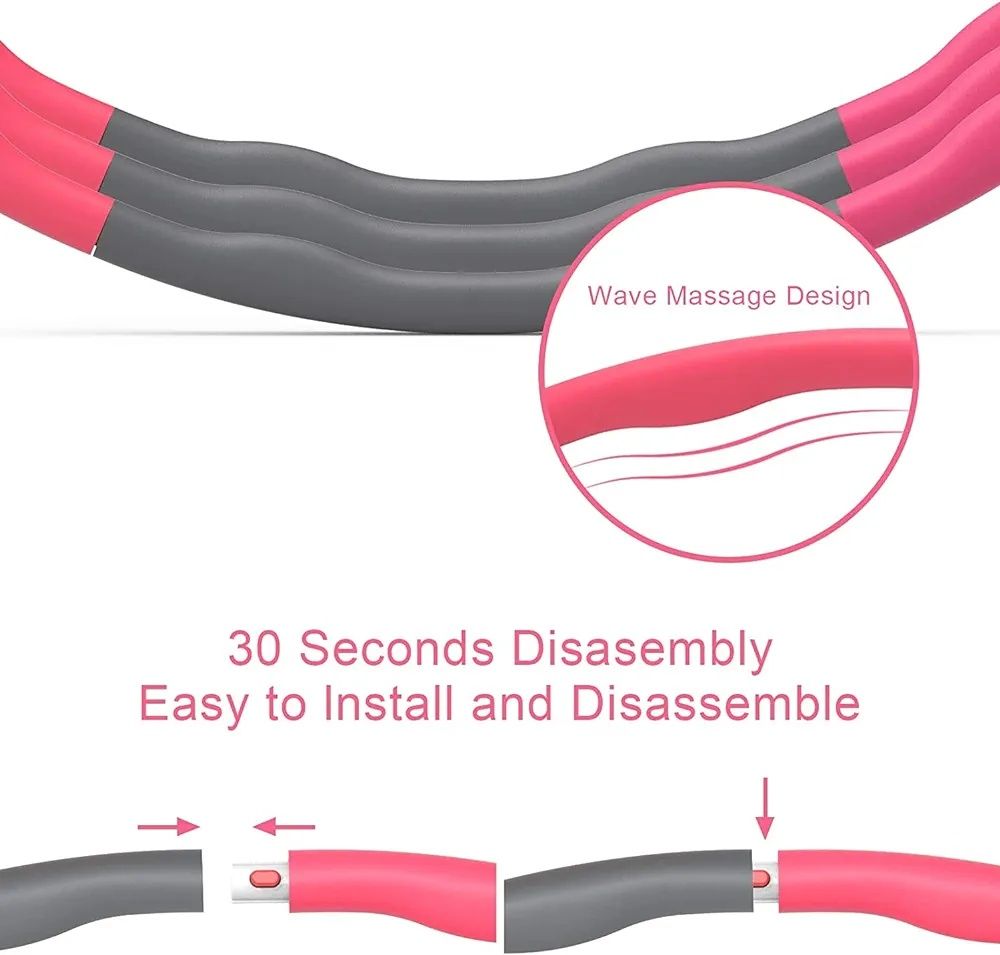 Hula hop z wypustkami K652