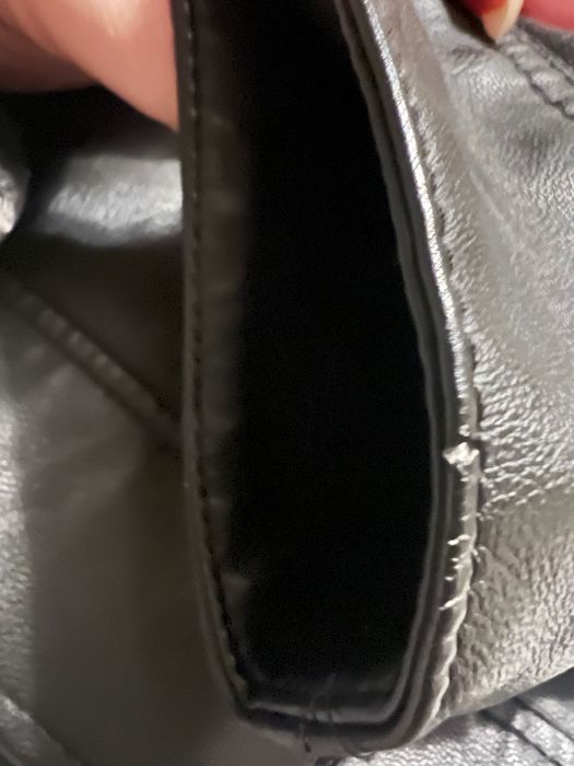 Jaqueta de homem em Napa preta