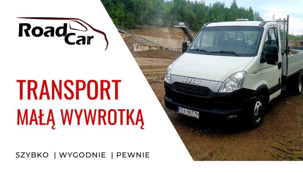 Pospóła spóła transport małą wywrotką Kraków do betonu stabilizacja