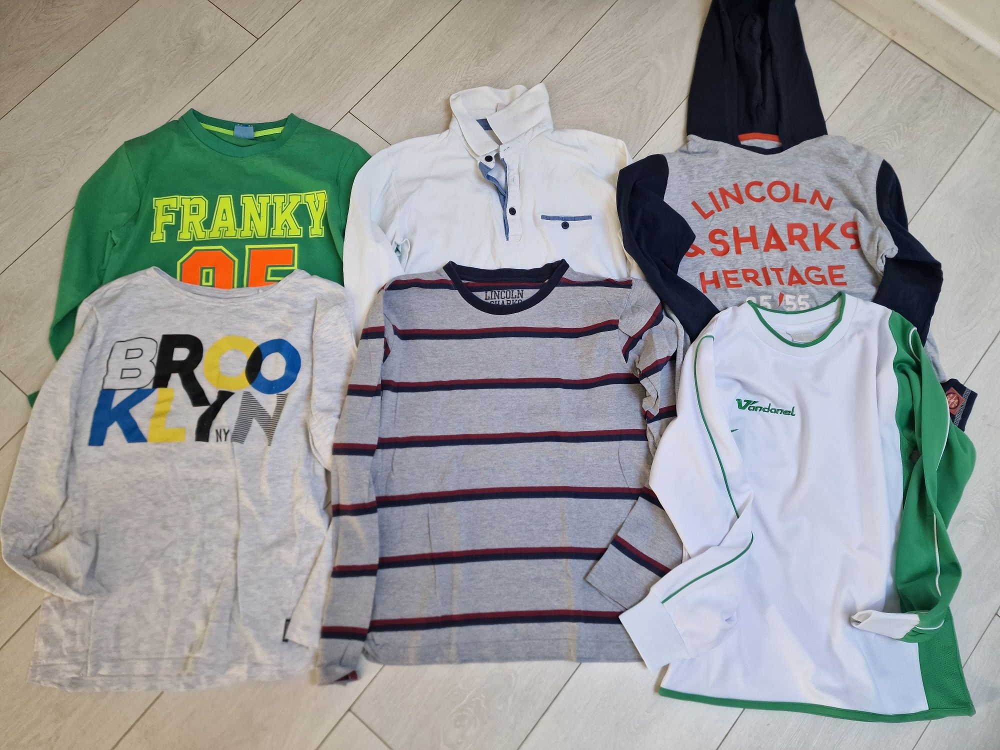 Mega paka dla Syna r.152 spodnie koszulki jesień dresy H&M Zara smyk