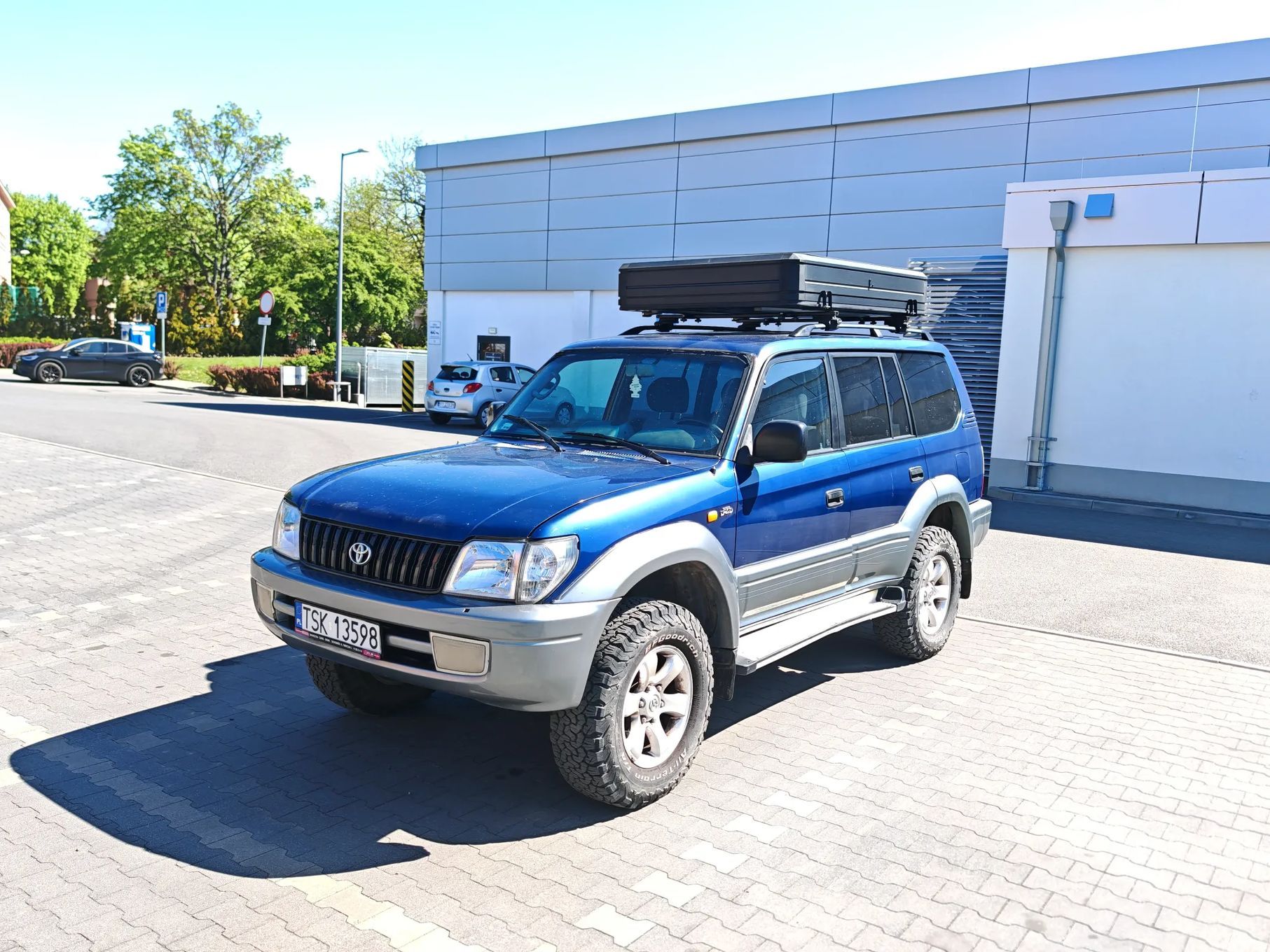 Toyota Land Cruiser Piękna Toyota Land Cruiser J95 zabudowa wyprawowa zdrowa rama
