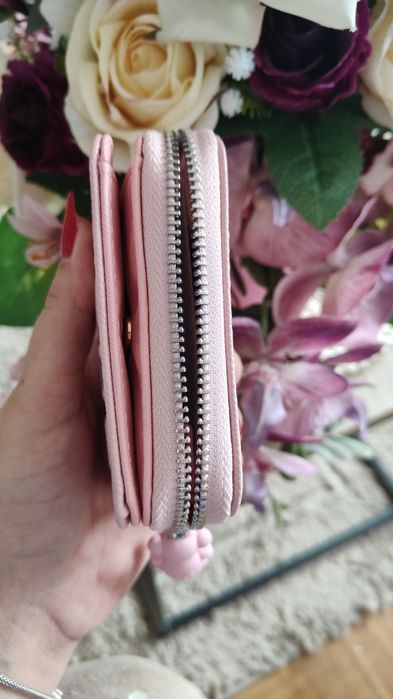 Różowy portfel Tous