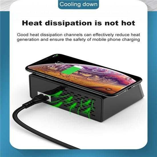 carregador carga rápida usb carregador em S/fio pd 100 w