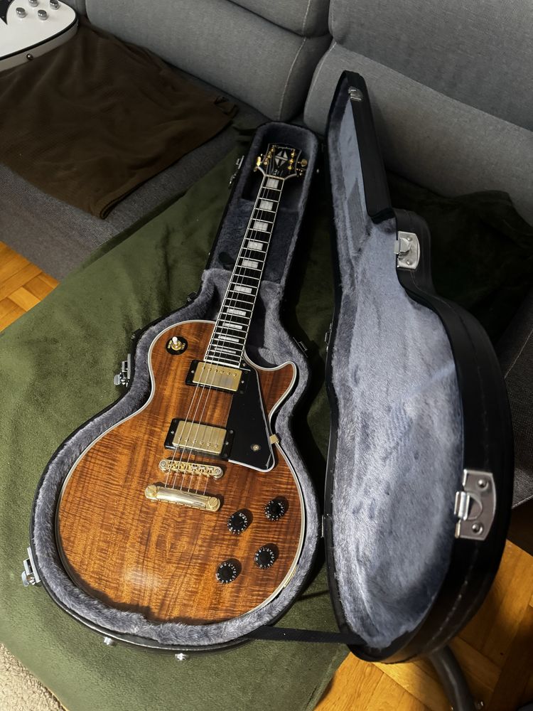 Epiphone les paul custom koa gitara elektryczna limitowana