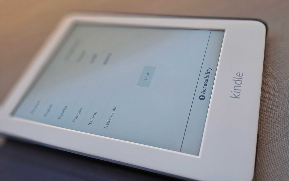 Leitor de ebooks Kindle