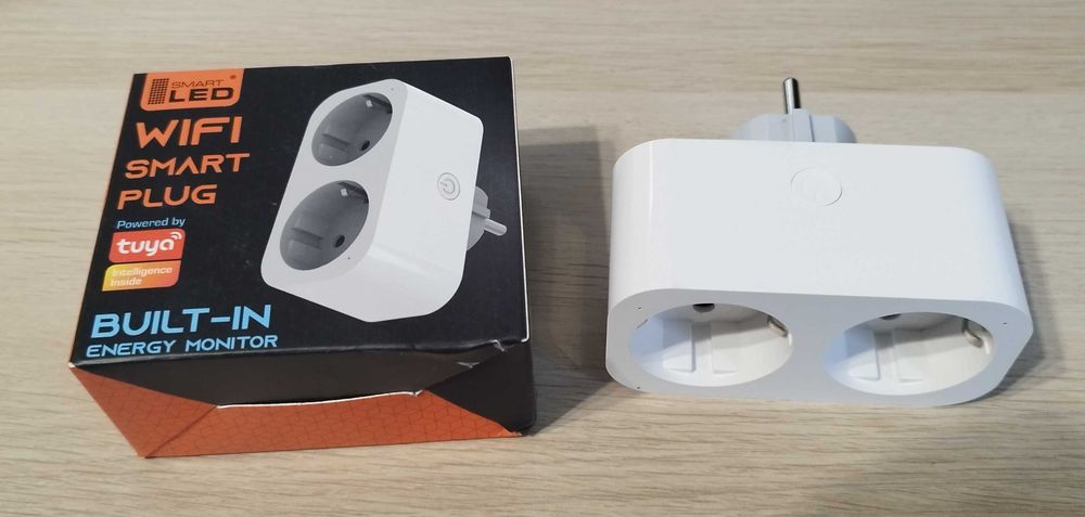 Podwójne gniazdko WiFi, Smart Plug, Tuya, Homeassistant