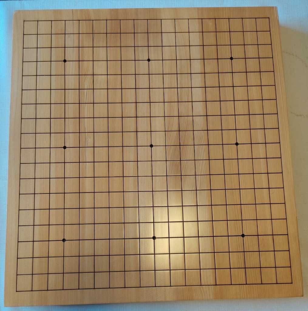 Drewniana plansza do gry w Go (baduk, weiqi) i xiangqi (3,9cm)