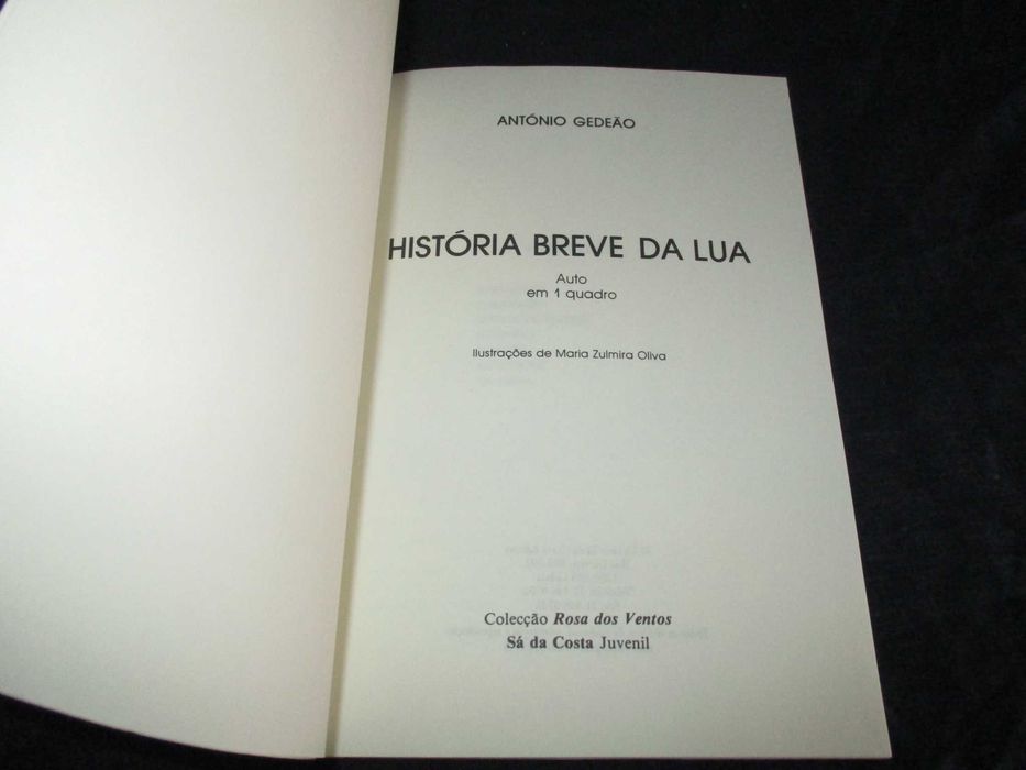 Livro História Breve da Lua António Gedeão