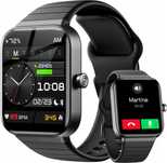Smartwatch IDW15, Bluetooth, IP68, dla Android/iOS, czarny
