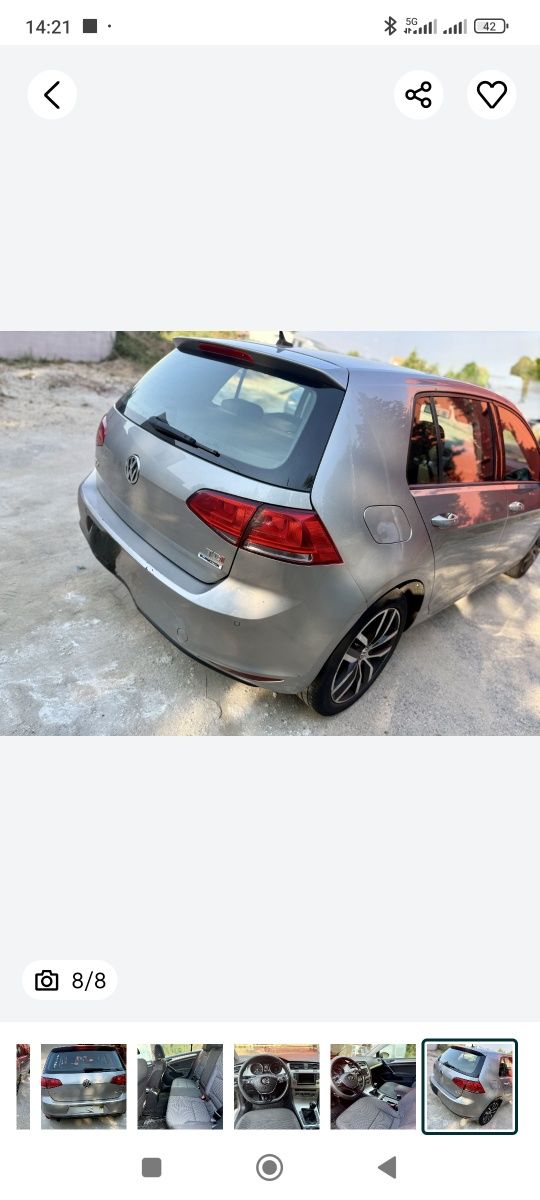 Volkswagen golf 7 motor 1.6 TDI