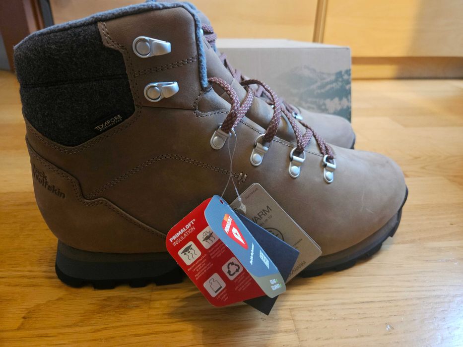 Męskie buty zimowe ocieplane Jack Wolfskin ThunderBay r.45,5 Primaloft