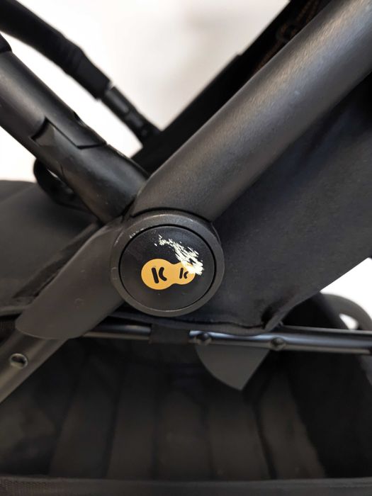 Wózek spacerowy spacerówka do 22 kg TRIG 3 Kinderkraft Czarny (B239)