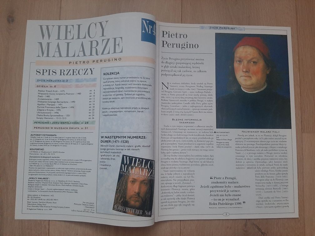 Pietro Perugino nr 45 - Wielcy malarze
