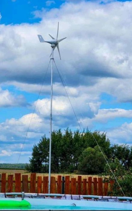 Turbina wiatrowa 6KW+ magazyn Deye 5KWH + fotowoltaika 1,8KW