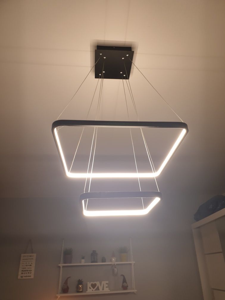 Lampa LED wisząca regulowana