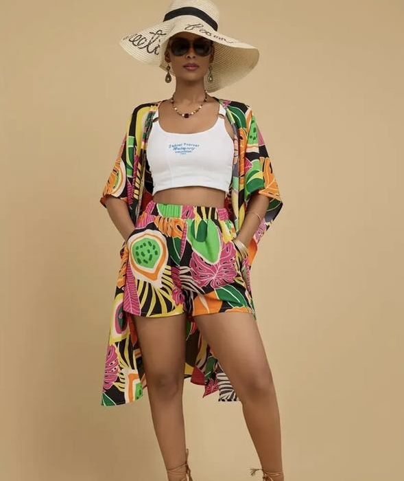 Люкс якість !Костюм двійка  фрукт принт