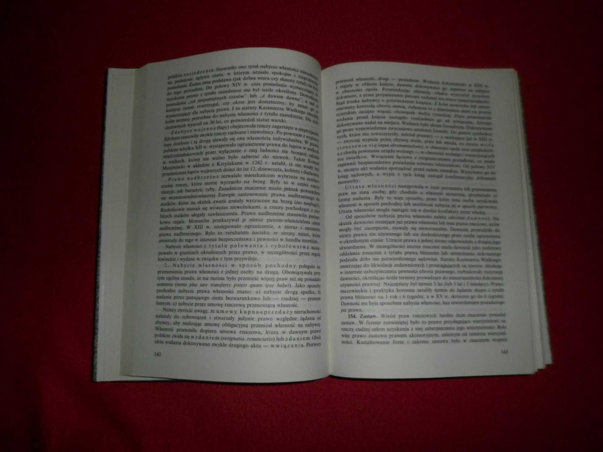 Historia ustroju i prawa polskiego  Juliusz Bardach Bogusław Leśnodors