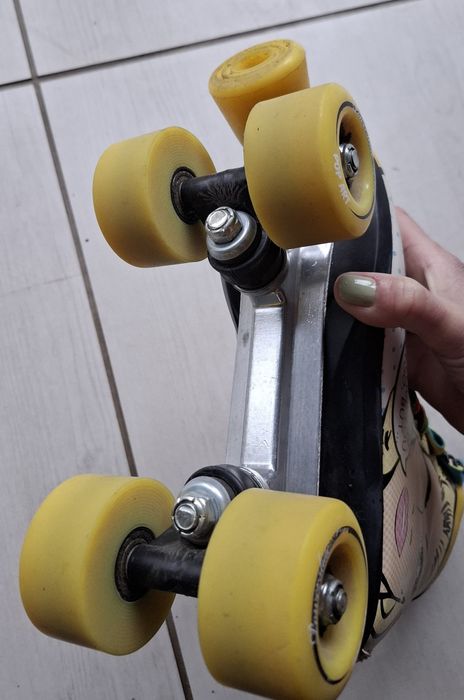 Powerslide Wrotki+ Uvex kask r. 40/ 51-55