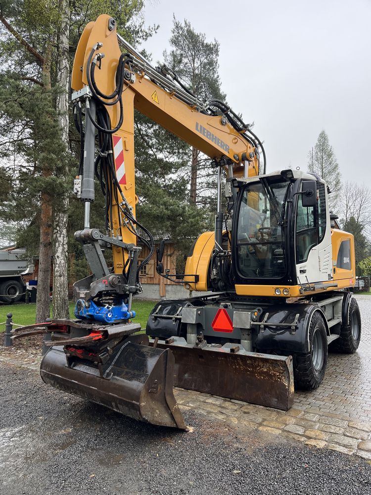 liebherr 914 koparka kołowa rototilt+szczypce z holandii 2018 rok