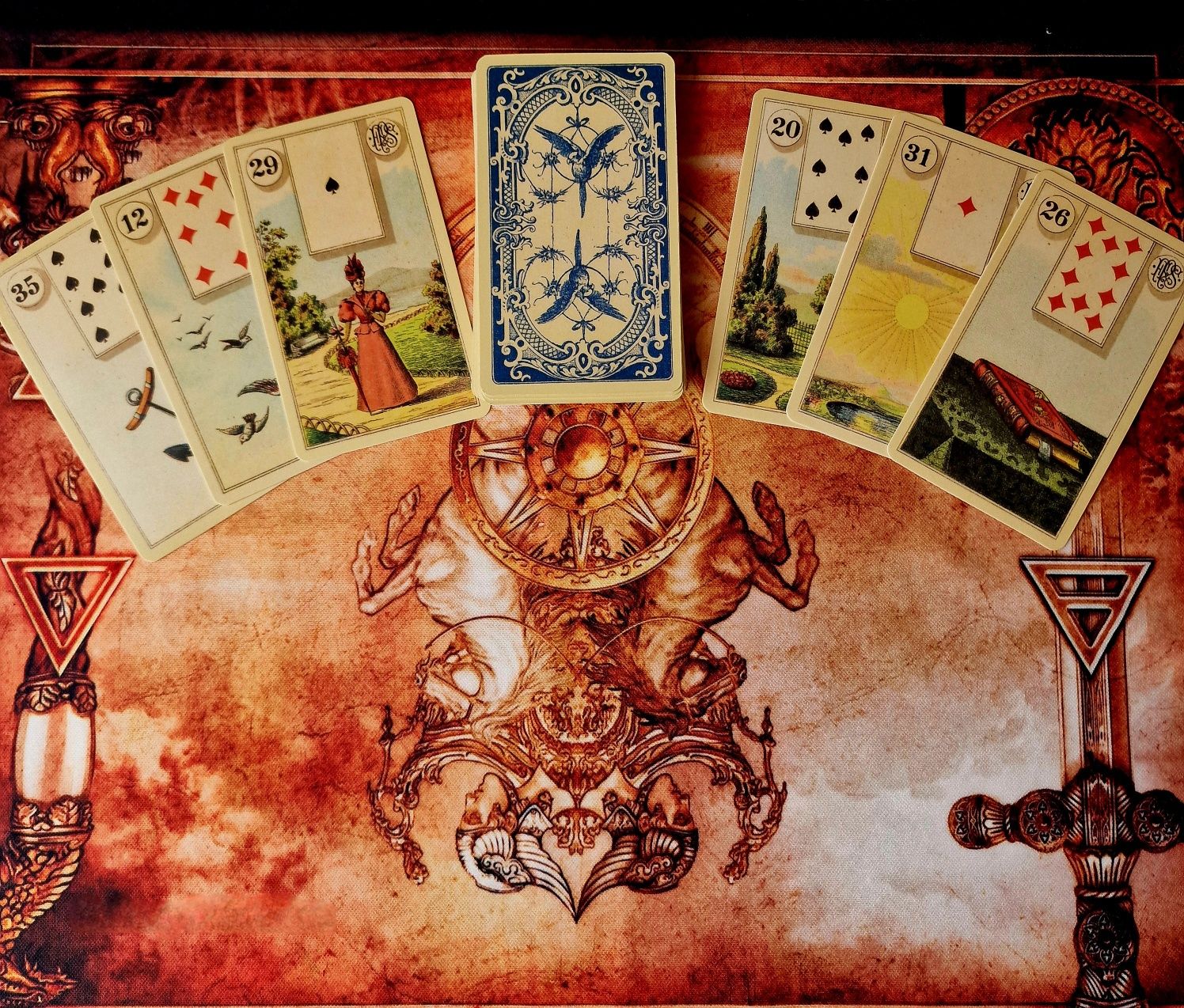 Karty Lenormand Grand Tableau- Oryginalna Nowa