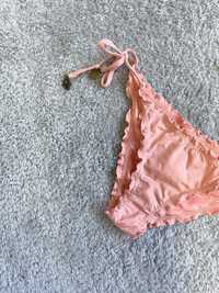 Brzoskwiniowe/morelowe bikini majtki kąpielowe H&M rozmiar S 36