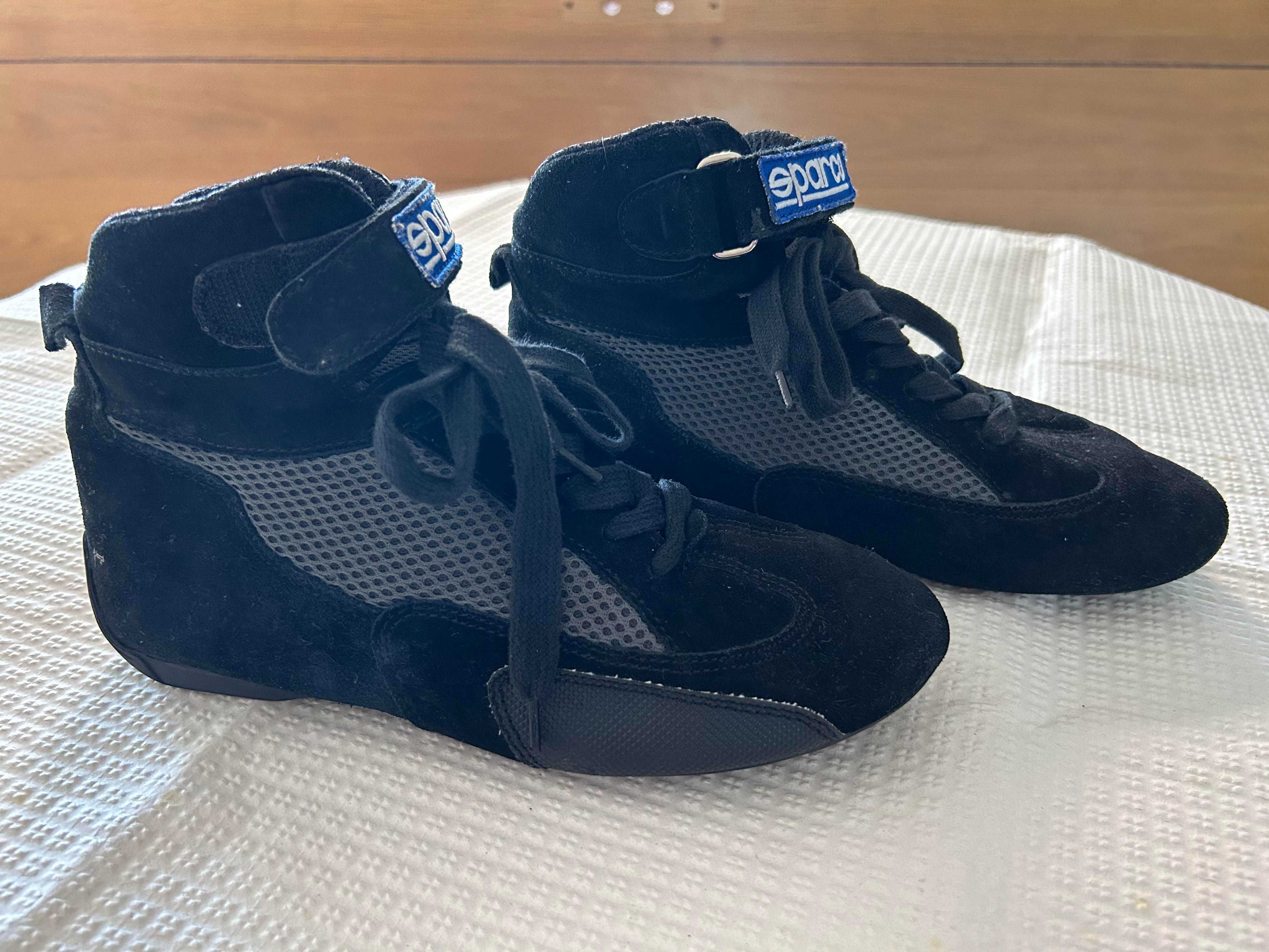 Botas de Competição Sparco nº 39 Como Novas