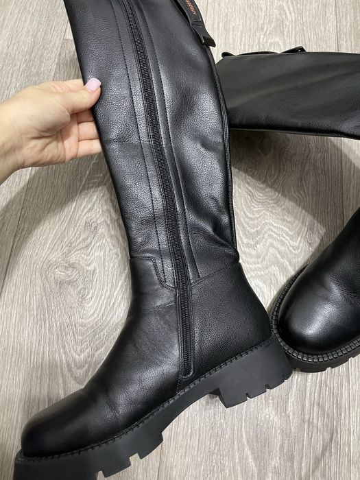 Зимові шкіряні сапоги