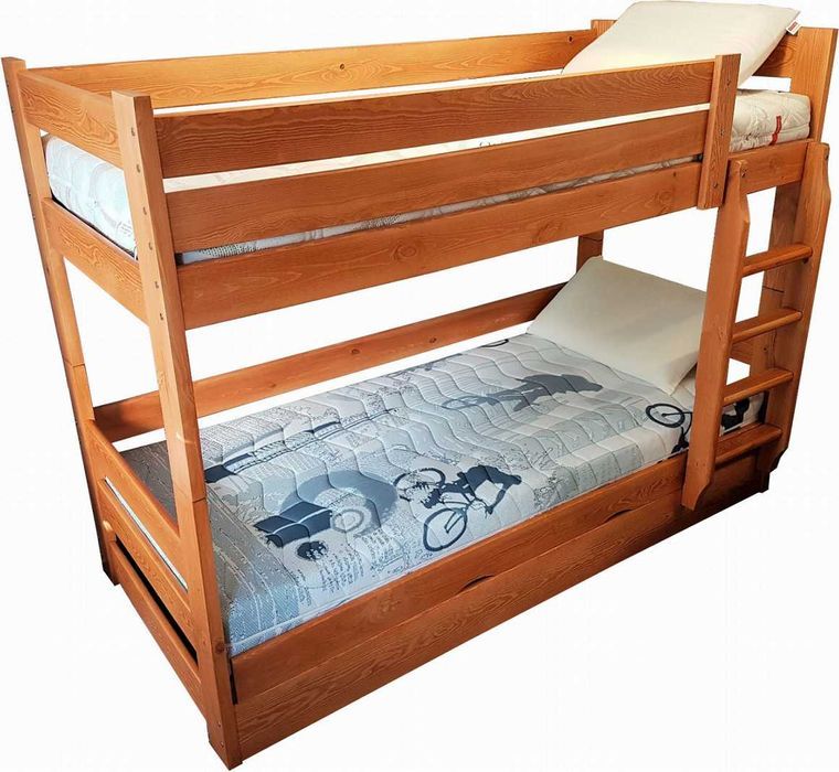 Łóżko piętrowe HIT PLUS Zaczarowana Sypialnia do 150 kg 90x200